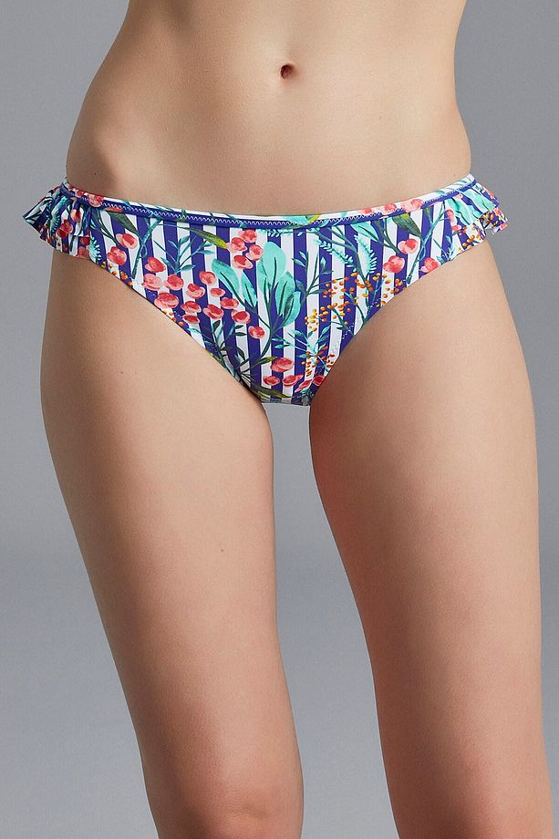 Baskılı Blue Line Side Bikini Altı - 1