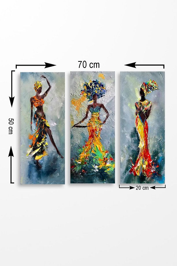 3 Parçalı Mdf Tablo - 2