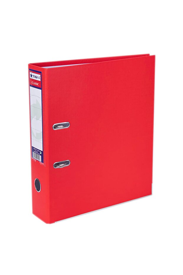 مجلد بلاستيك عريض أحمر - 1