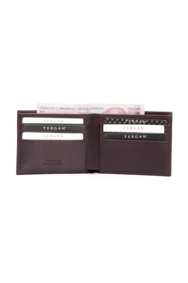 Hakiki Deri Bordo Deri Erkek Cüzdanı  S1CE00001211 - 2