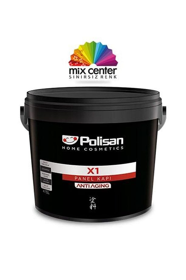 X1 Amerikan Panel Kapı Boyası (SİYAH) 2.5 Lt. - 1