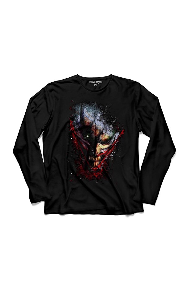 Batman The Dark Knight New Joker Dark Knight Long Sleeve T-Shirt