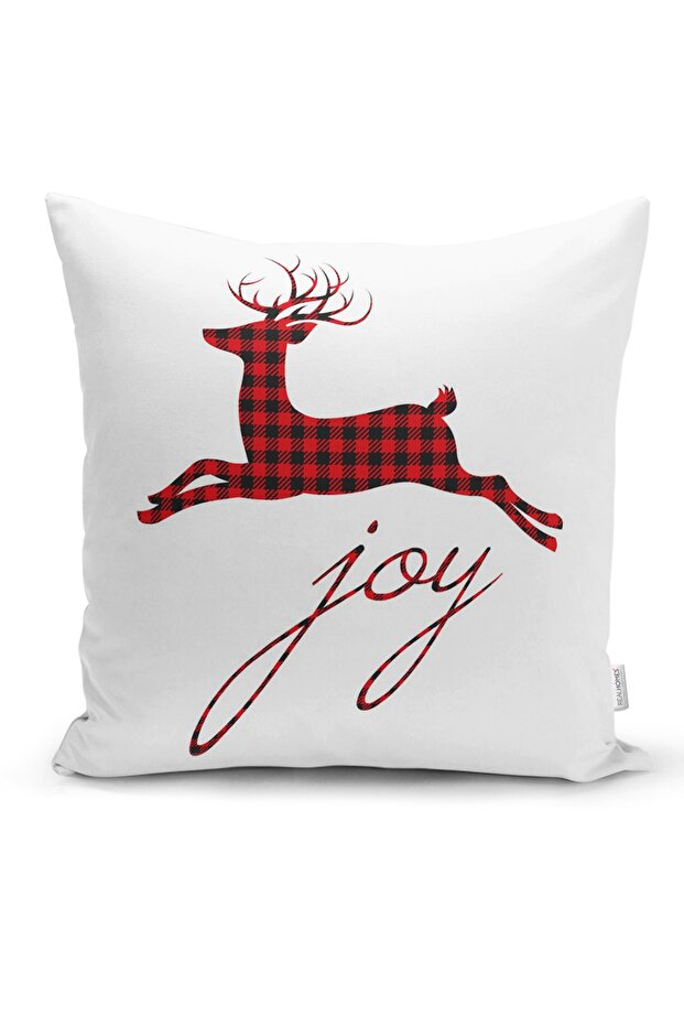 غطاء وسادة مزخرف بنمط غزال منقوش من Joy