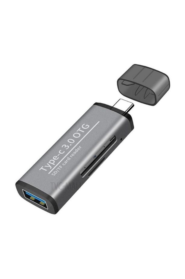 Ads-103 Usb 3.0 Type-c Tf Sd Kart Okuyucusu Ent - 1
