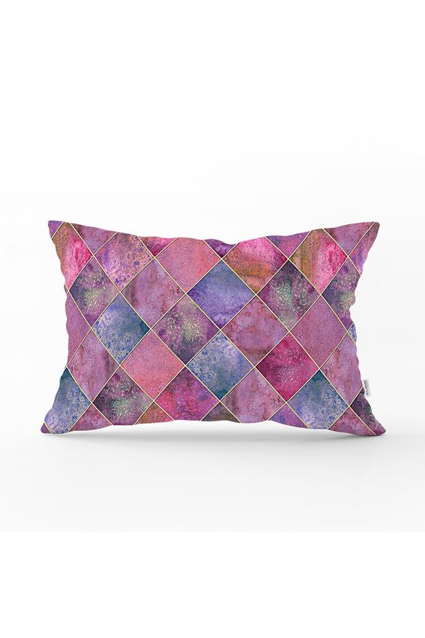 Geometric Powder Colors Modern Design Decorative Rectangle Pillow Throw Pillow Cover