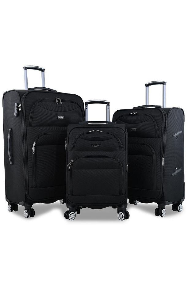 Siyah Unisex 3'Lü Valiz Seti Fsl010Set - 2