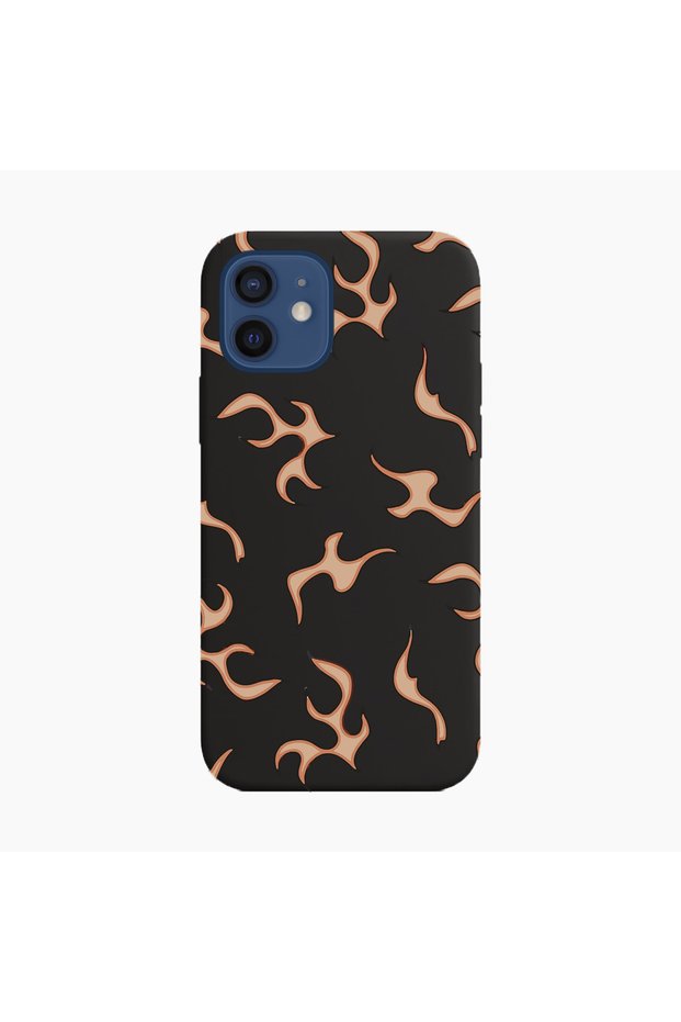 Iphone 12 Launch Flames Patterned Phone Case