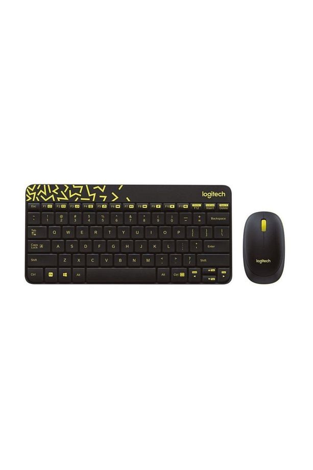 Mk240 Klavye Kablosuz Set Siyah/sarı (920-008214) - 2
