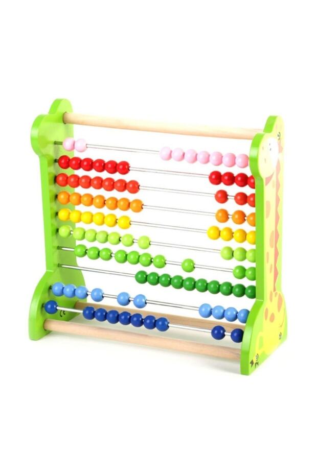 Ahşap Zürafa Şekilli Abaküs - 2