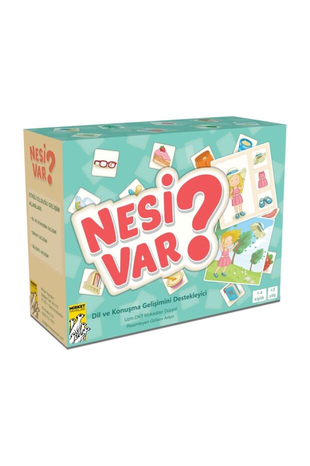 Nesi Var ? Nerede ? Neyle ? 3’lü Set - Eşleme Ve Nesne Eylem Kartları - 3