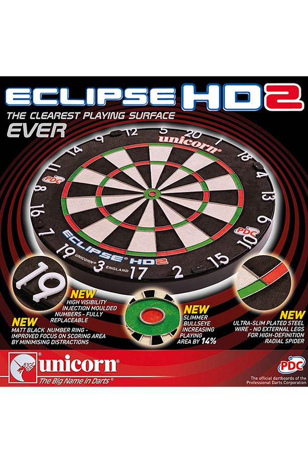 79890 Eclipse HD 2 Pro With Unilock Maç Dart Tahtası - 5