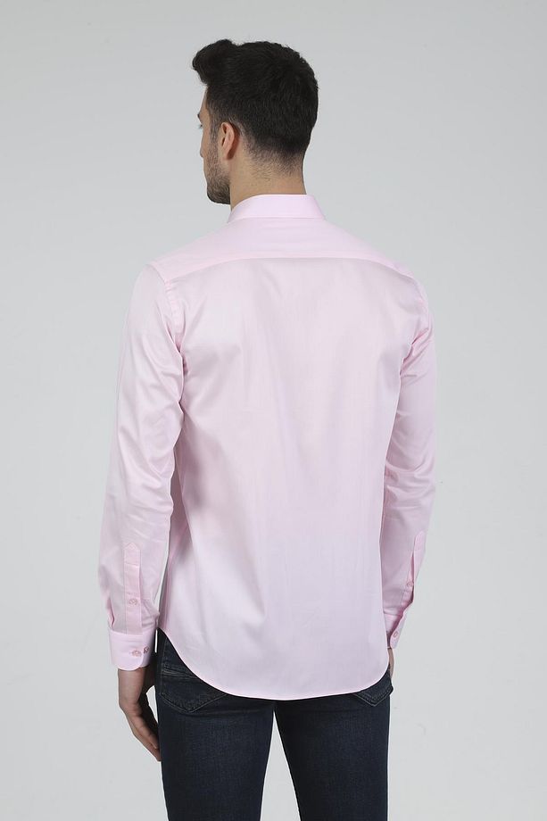 Slim Fit Uzun Kollu Erkek Gömlek 585-db39 - 5