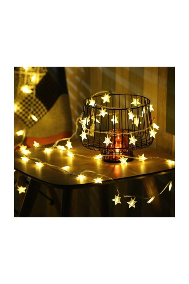 Kristal Yıldız Tasarımlı Led Şerit Aydınlatma  10 Ledli 2 Metre - 1