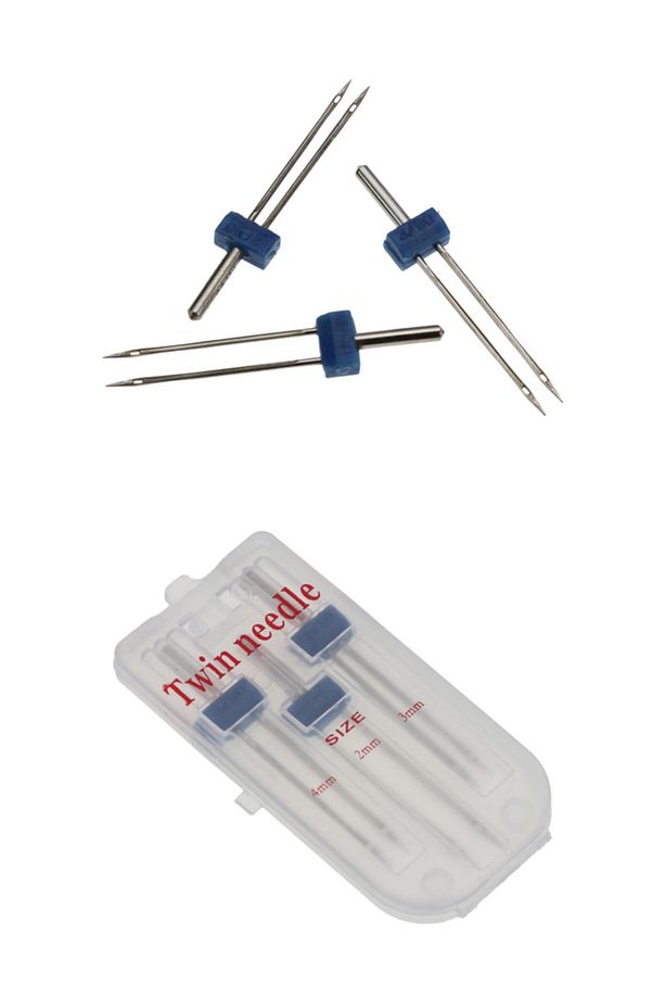 Nervür Çiftli Ev Tipi Dikiş Makine Nervür Dikme Iğne Ve Ayak Seti - 2