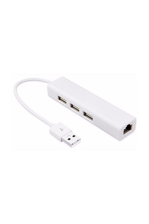 4517 Usb Hub Çoklayıcı Ethernet Lan Internet Çevirici Dönüştürücü Adaptör - 1