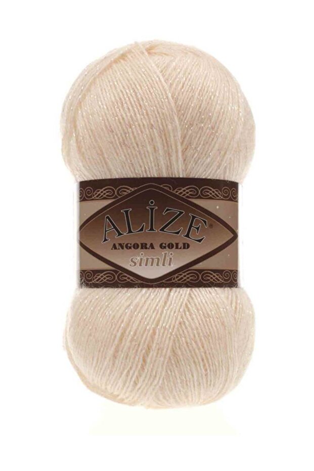 Angora Gold Simli - 681 Light Salmon