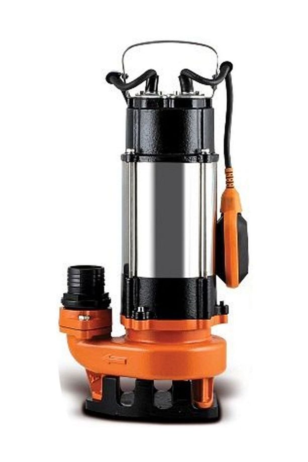 Murcel V550f 0.75 Hp 0.45 Kw Foseptik Kirli Su Dalgıç Pompa Logar Tahliye Pompası - 1