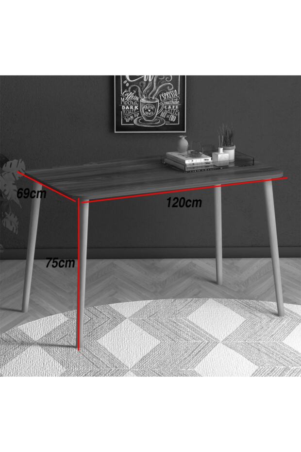 Dikdörtgen Masa Ceviz - 5