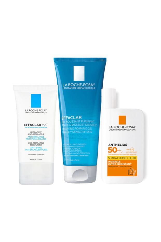 Anti-Glare Set | Effaclar Mat + Effaclar Gel + Sunscreen Glb 20200225009