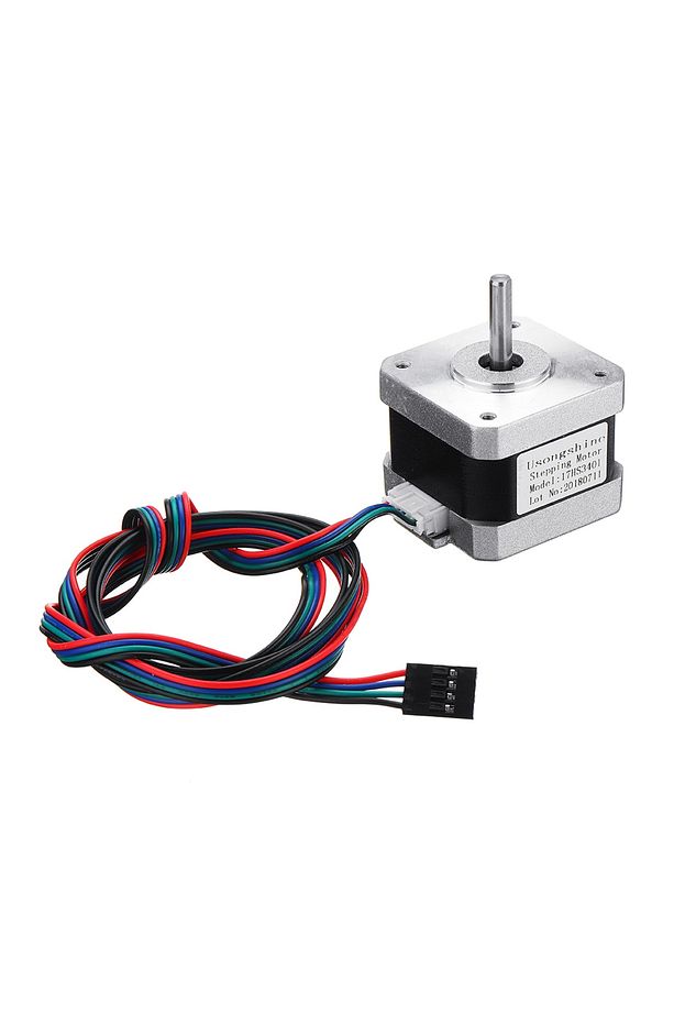 17HS3401 Nema 17 Step Motor 0.28N.m D Mil 2 Faz 1.3A 1.8 Derece 200 Adım Tork 3D Yazıcı Printer - 2