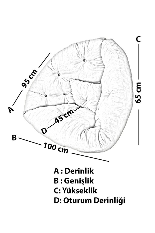 Hera 2'li Berjer Koltuk & Yatak Olabilen Minder Yeşil - 5