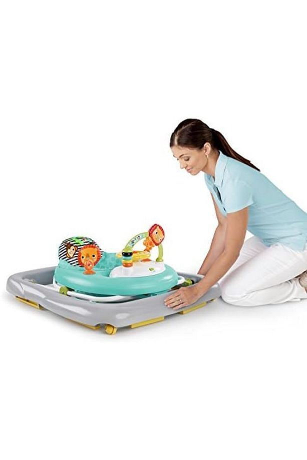 Zig Zag Zebra Katlanabilir Bebek Yürüteç İlk Adımlar Ayrılabilir Oyuncak İstasyon - 7