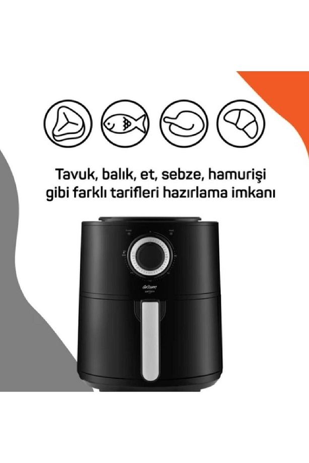 Orginal AR2062-G Airtasty AirFryer 4 Litre Sıcak Hava Fritözü - 4