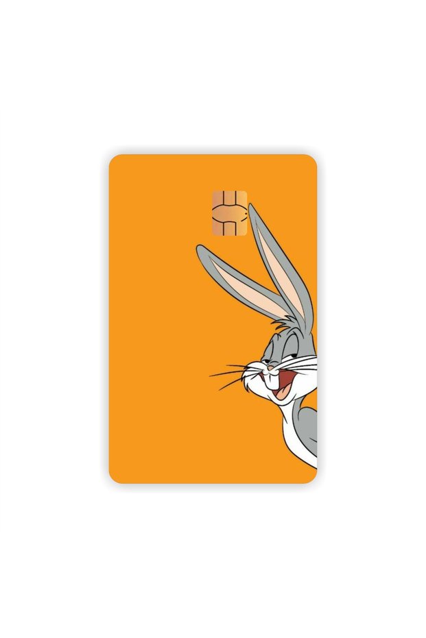 Bugs Bunny Card Covering Sticker Card Label