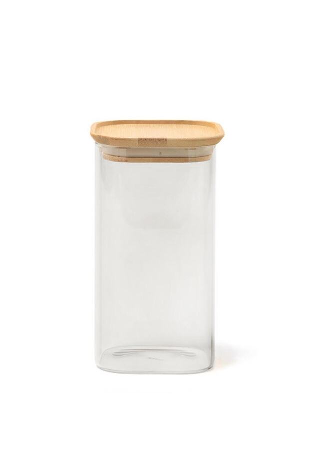 Clear Glass Storage Container 1.5 Lt