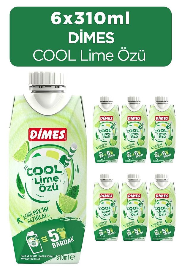 Cool Lime Özü 310mlx6'lı Paket Cool Lime Şurubu (1/2 KOLİ) - 1
