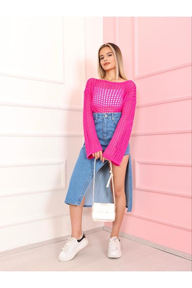 KAYIK YAKA ISPANYOL KOL FILE KAZAK - 1