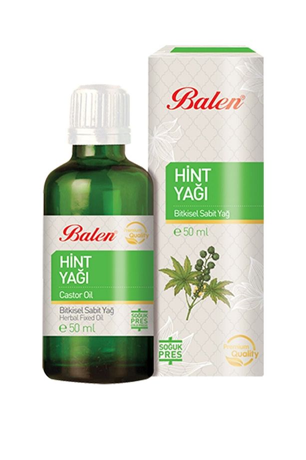 Hint Yağı Doğal Bitkisel Sabit Yağ Soğuk Pres 50 Ml. Saç Ve Cilt Bakım Yağı Hint Yağı - 1