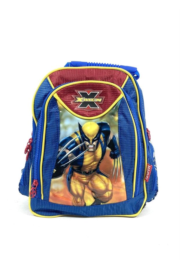 حقيبة ظهر للأولاد باللون الأزرق الداكن من X-Men لرياض الأطفال والحضانة