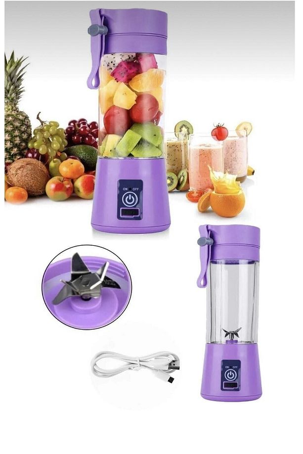 Taşınabilir Mini Blender Şarjlı Mikser Mutfak Meyve Suyu Smoothie Blender Smoothie Myve Sy - 2