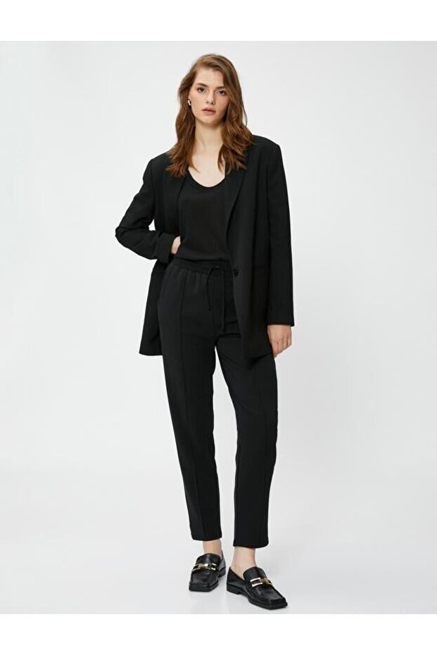 Women's Canvas Trousers - 4WAK40012EK