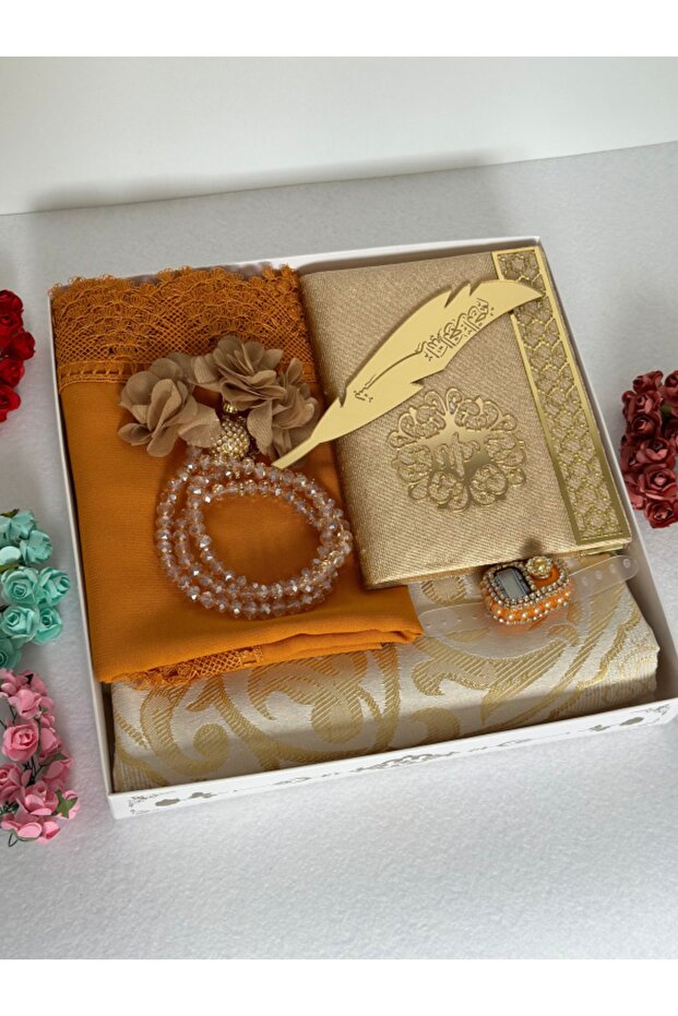 Gelin damat bohça seccade seti - 5