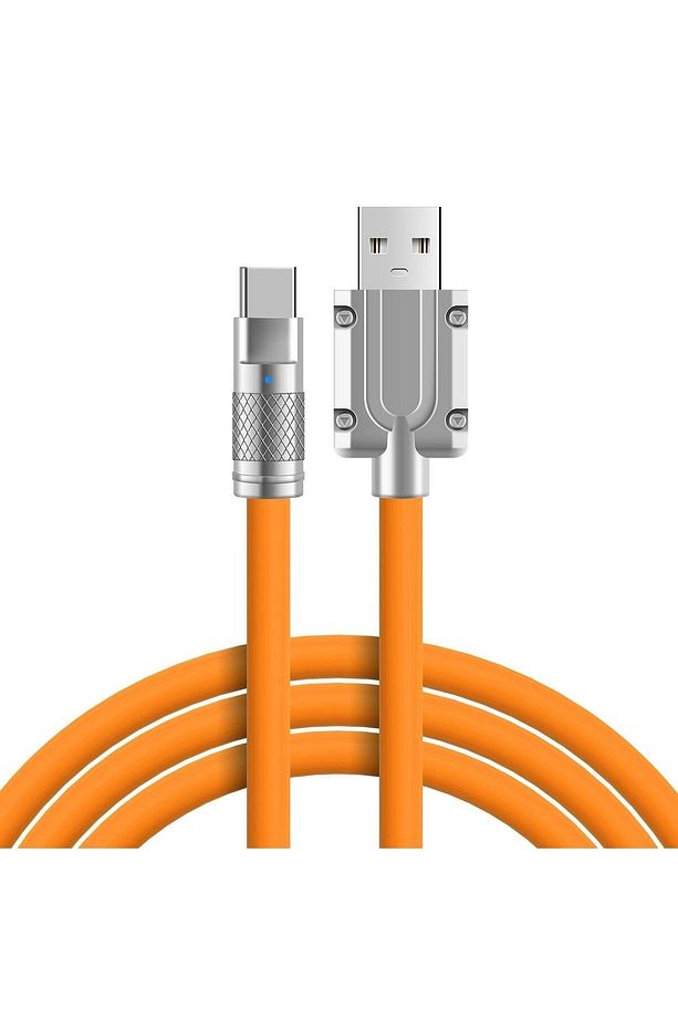 BN57 Type-C Kablo 120W Süper Hızlı 6 Amper Ultra Kalın Şarj Data Kablosu - 1
