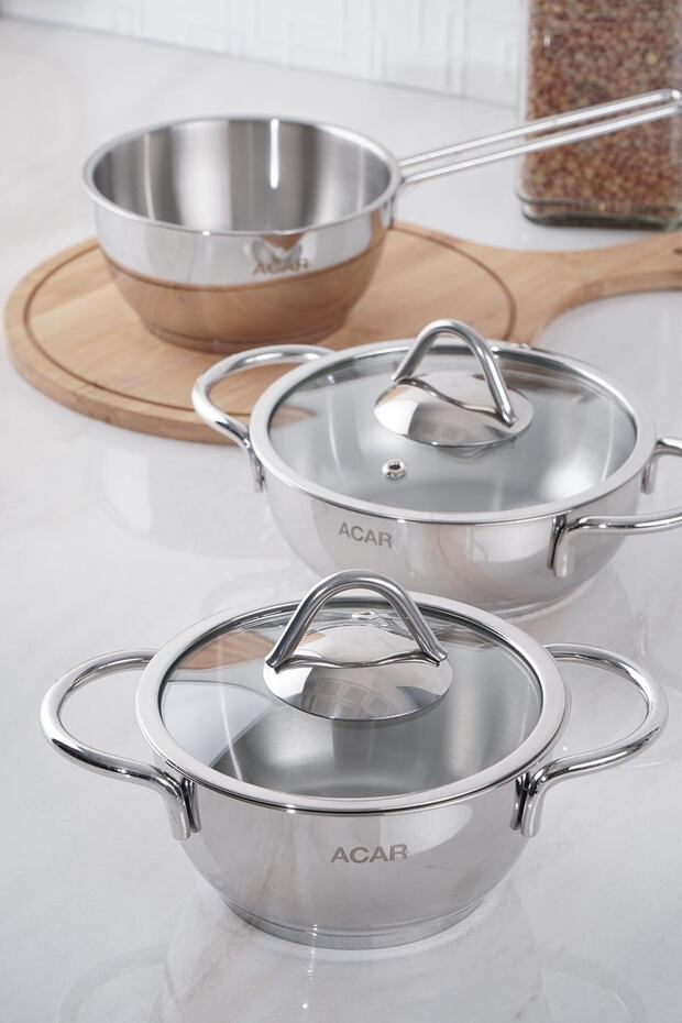 Karat Siera 5 Parça Çelik Set - 1