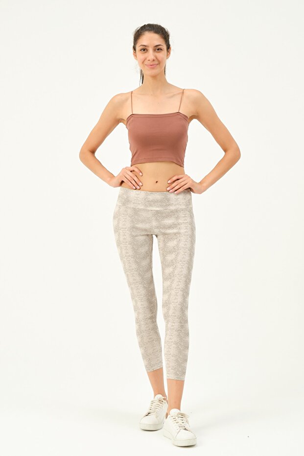 ip askılı penye crop atlet - 6