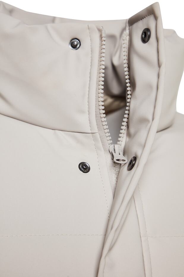 Taş Oversize Fit Dik Yaka Kışlık Şişme Mont TMNAW24MO00012 - 7