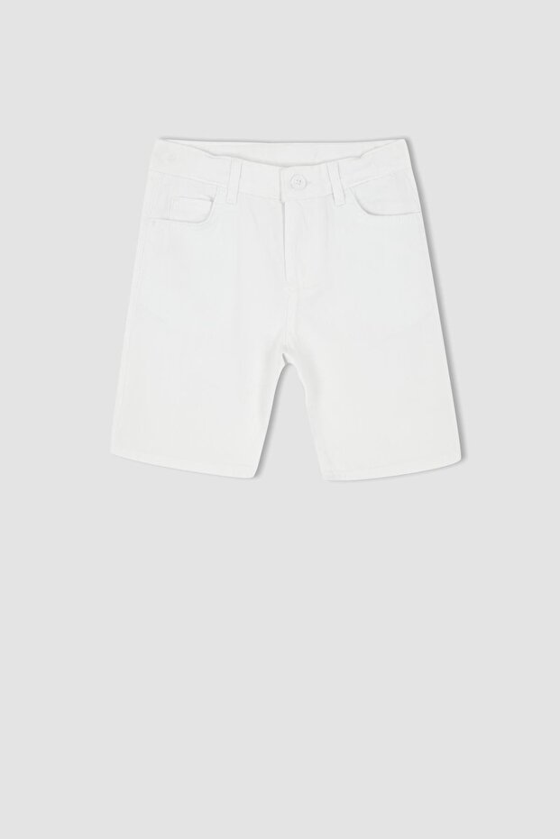 Erkek Çocuk Regular Fit Basic Bermuda - 4