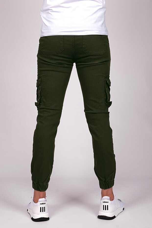 Erkek Kargo Pantolon Haki - 4
