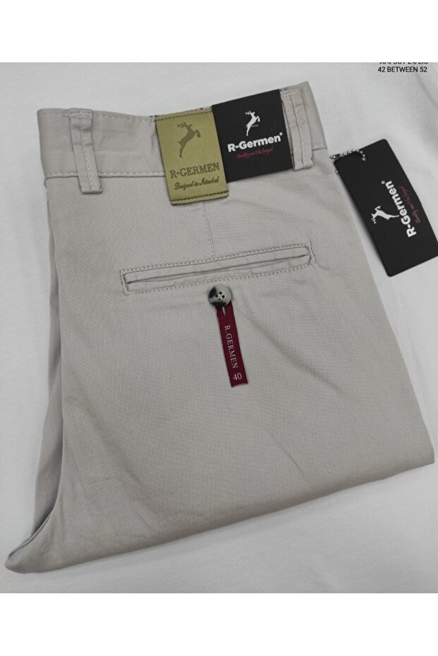 Men's linen canvas pants slimfit sport model