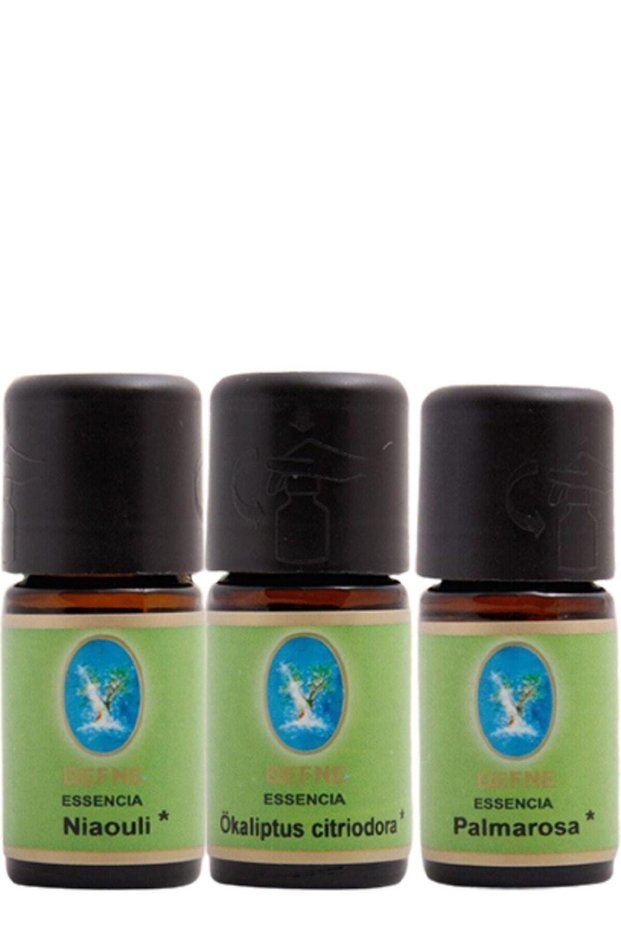 Organic Niaouli Oil, Palmarosa Oil, Eucalyptus Citriodora Oil, 10 ml, 3-Pack