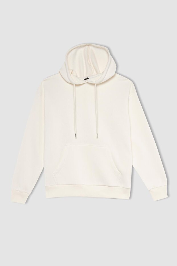 Relax Fit Kapüşonlu Sweatshirt - 6
