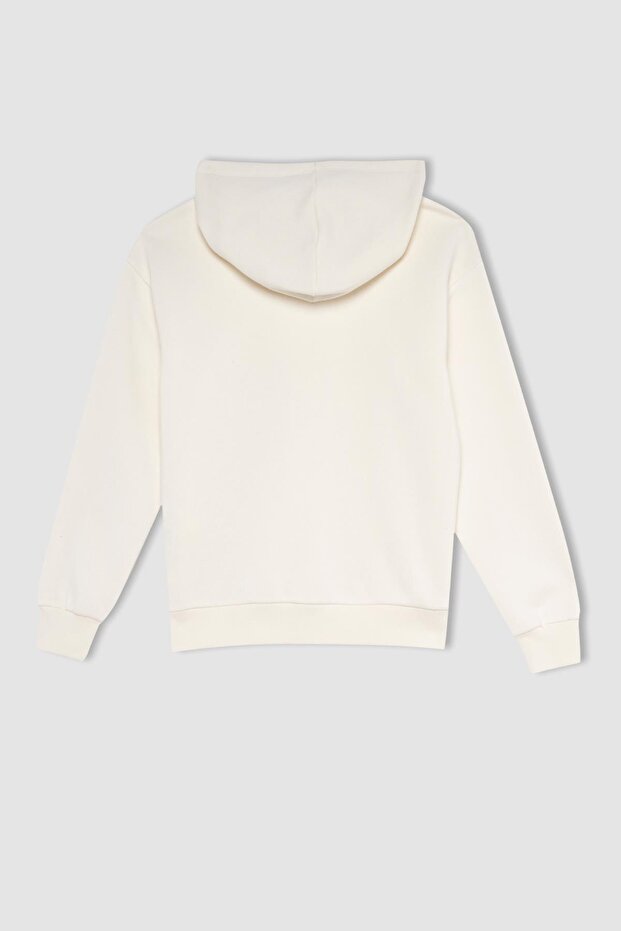 Relax Fit Kapüşonlu Sweatshirt - 8