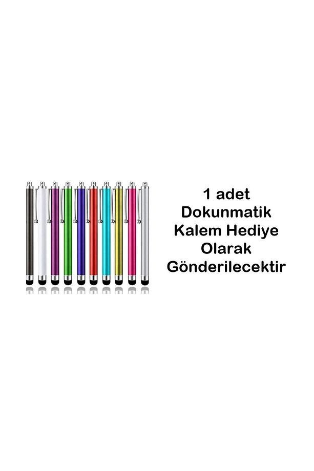 iPad Mini 6 A2567-A2568 Tablet İçin Uyumlu Şarjlı Touchpadli Yuvarlak Tuş Bluetooth Klavye - 6