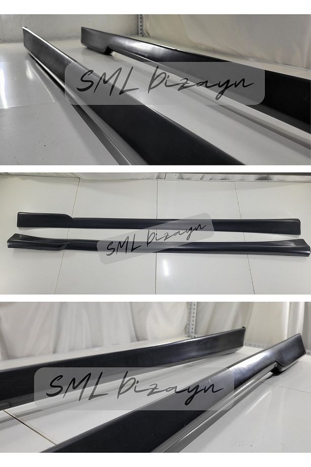 Renault Megane 3 Yan Marşpiyel 2008-2016 (PLASTİK) Boyasız Megan-megane 3 Yan-marşbiyel-bodykit-ek - 4