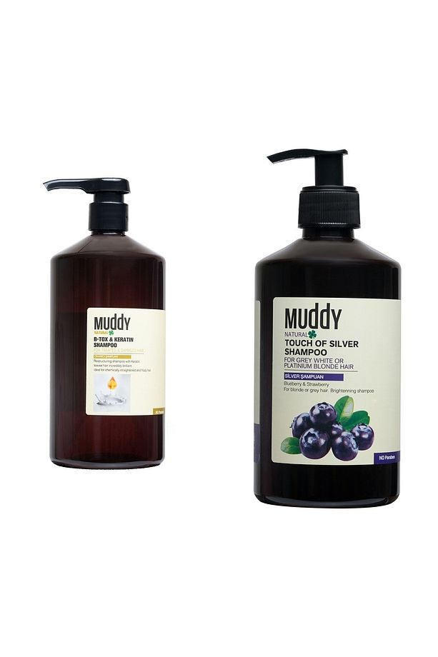 Aşırı Yıpranmış Saça B-tox Keratin Şamp. 1000ml Dorelik Giderici Touch Of Silver Şamp 500ml - 1