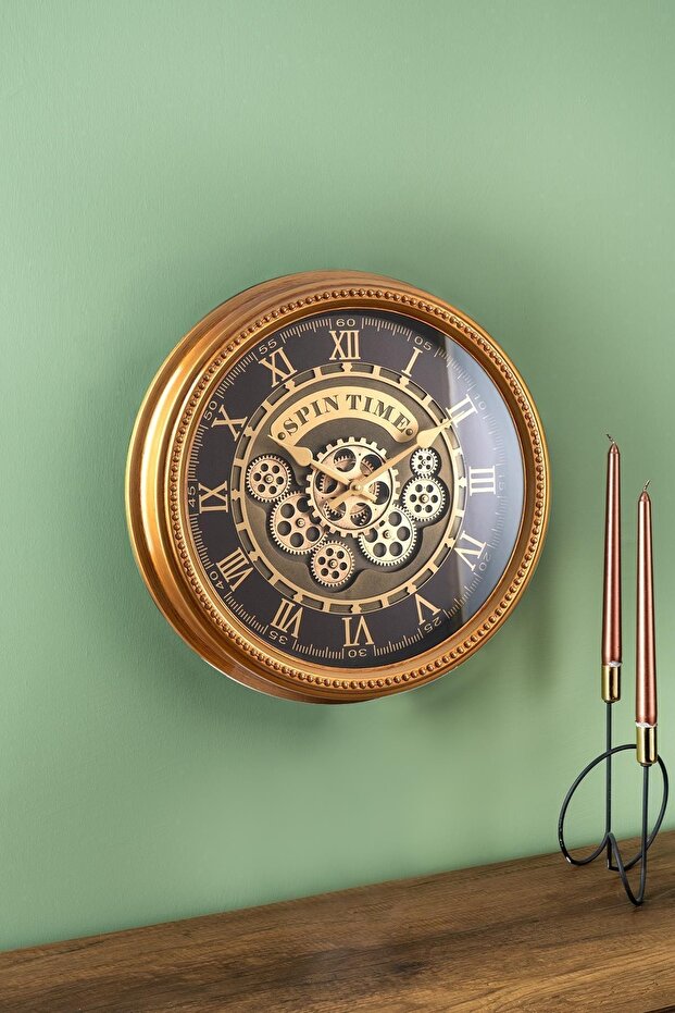 Çarklı Duvar Saati - 50 cm - 1